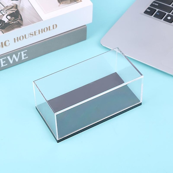 Skala 1:43 Transparent Akryl Hård Cover Case Display Box til Bilmodel Figur