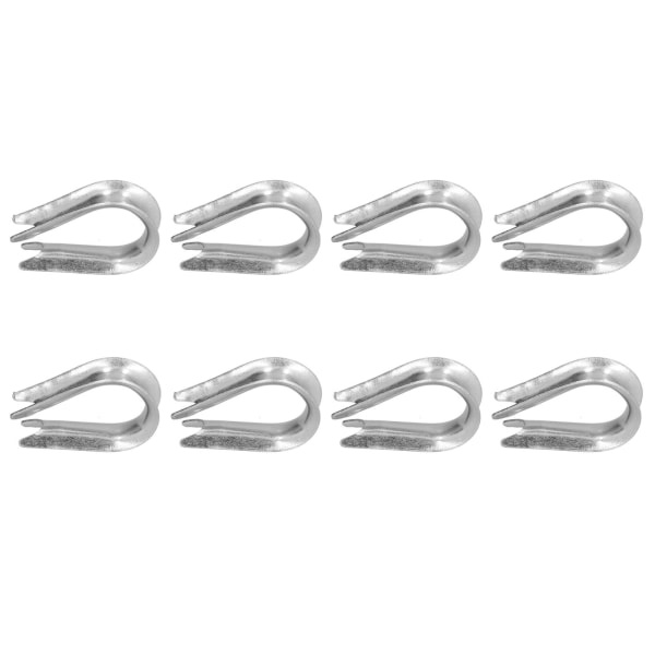 50 stk rustfrie ståltråd fingerbits kabelriggingsverktøy for skipsbyggingsindustrien (M2（2mm）)