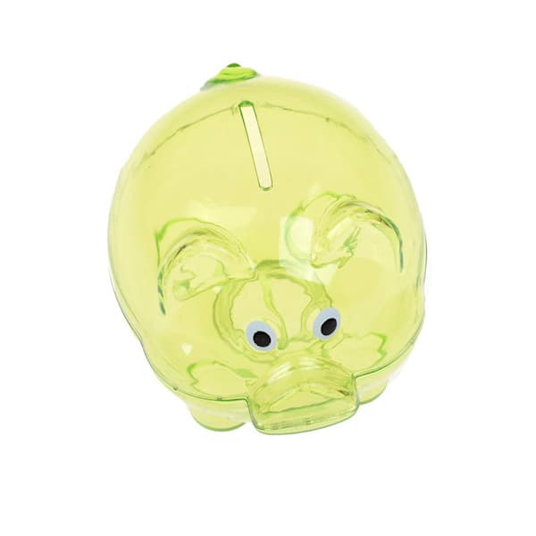 Baby Plast Sparbössa Mynt Pengar Samlarobjekt Sparlåda Orange 0 Orange
