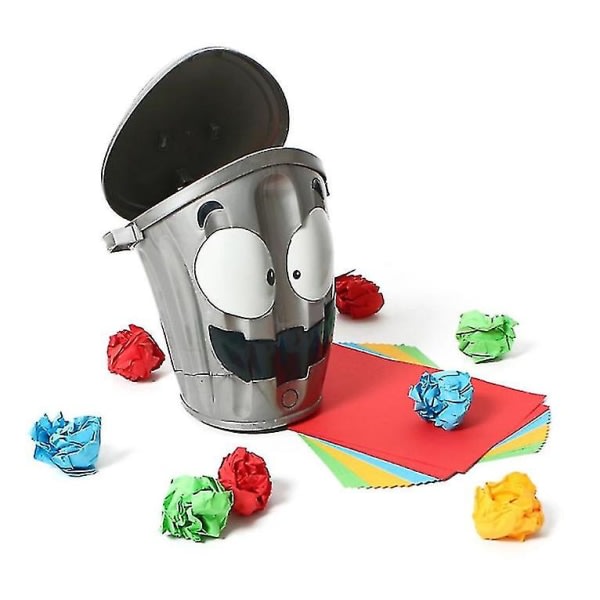 Electric Crazy Trash Can Indoor Competitive Shooting Game Decompression Trash Can Toys