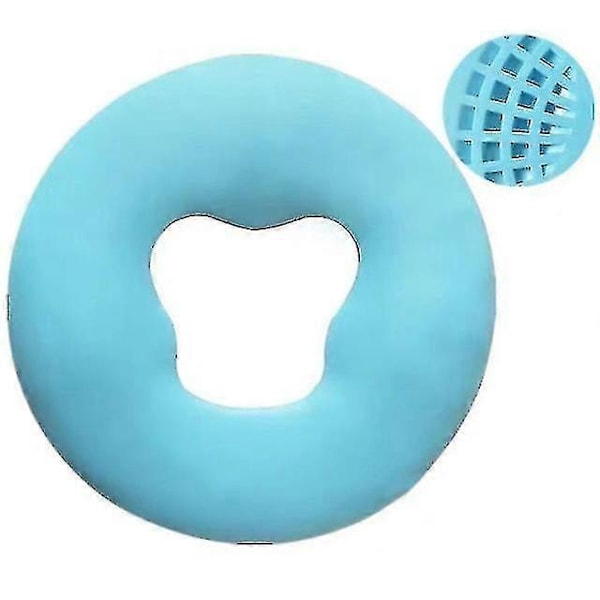 Silikon Ansiktspute Nedoverpute Massasje Skjønnhet Spa Salong Bord Seng blue