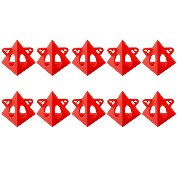 Trekantede Malepuder Fødder Til Træbearbejde Hjælpebeslag 10 Stykker Sikker ABS 10 stk Nemt At Bruge Ny Høj Kvalitet Pyramidal