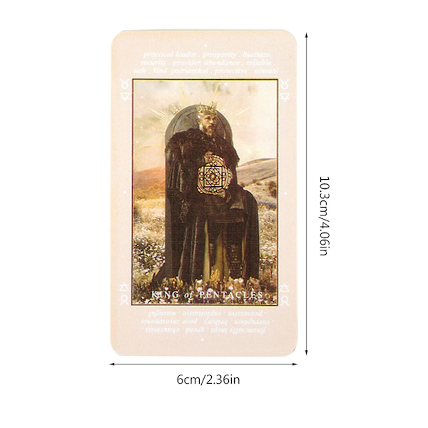 78 Tarotkort Lucid-Dreams Kortstokk for Spådom Divinasjon Fest-Gave