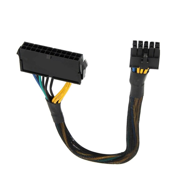 Sinknap erstatning 24-pins hunn-til 10-pins hann-adapterkabel for Atx Lenovo hovedkort