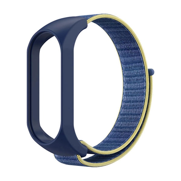 Urklokke Rem Vanntett Justerbar Integrert Myk TPU En-delt Armbåndsurrem for Xiaomi Mi Band 5 6 7 Blue