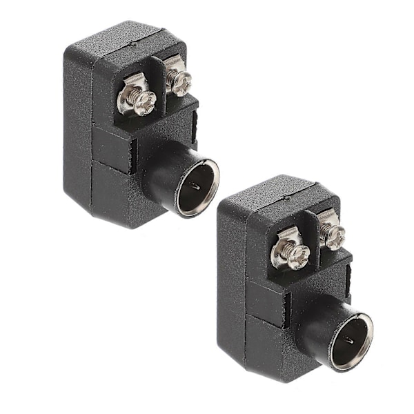 2 stk Hurtig Push-On Ohm Matching Balun 75-300 Ohm TV Signal Adapter