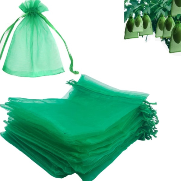 20 hedelmähyönteisten ja lintujen kestävä verkko tummanvihreä 25*35cm dark green 25*35cm