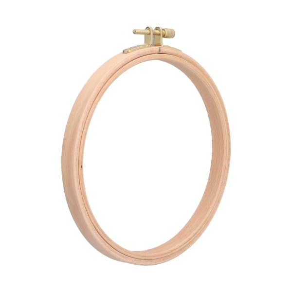 Rund tresylindring for brodering, multifunksjonell, tykk broderiramme for brodering, korssting, sying