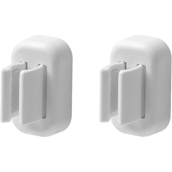 2PCS White Toothbrush Holder, Multi-Function Holder, Waterproof Self Adhesive Wall Mounted Holder, for Bathroom, Kitchen