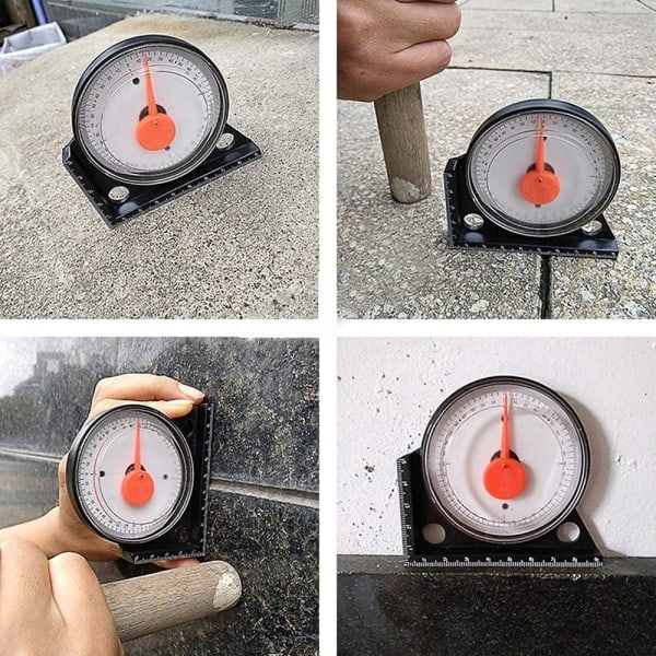 Mini Inclinometer Mätverktyg Lutningsnivå Vinkelmätare Lutningsvinkelmätare med magnetfot