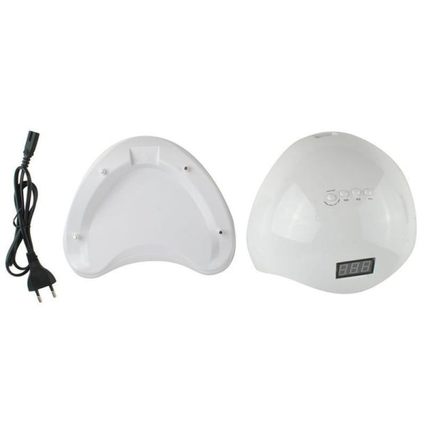 UV-lampa för gellack - Rörelsesensor - 48 W Vit