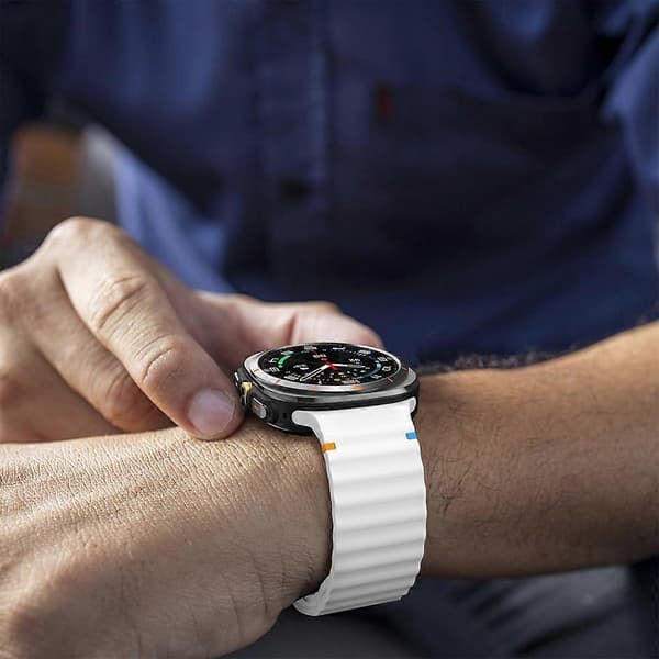 Silikon Urrem til Samsung Galaxy Watch Ultra 47mm White