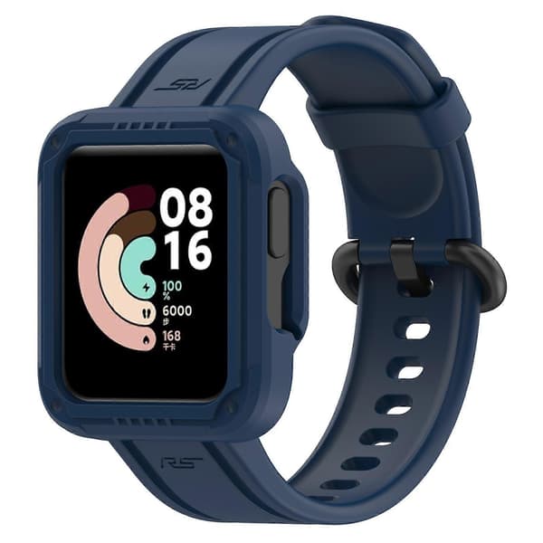 Silikoninen kellon ranneke Xiaomi Redmi Watch Lite -kellolle Dark Blue