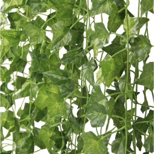 25 metriä Ivy Garland / Leaf Garland - 2m pitkä vihreä
