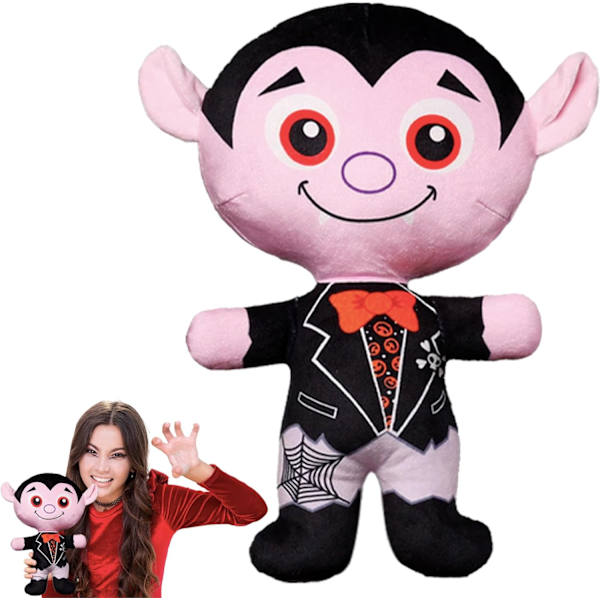 Vampyr plyschleksaker gosedjur, 20 cm söt vampyr plysch mjuk leksak, tecknad Halloween leksak vampyr plyschdocka