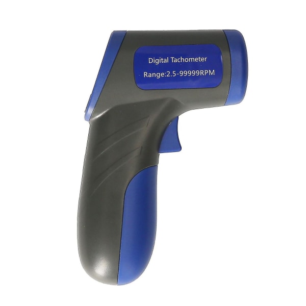 Digital varvräknare Laservarvräknare Handhållen Rpm-mätare Hastighetsmätare (2,5-99999 rpm mätområde) Wit