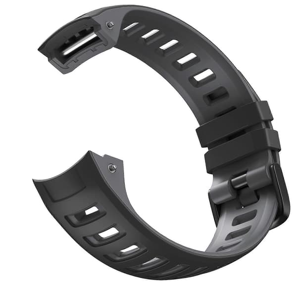 Garmin Instinct / Instinct Esports silikoniranneke Black Grey