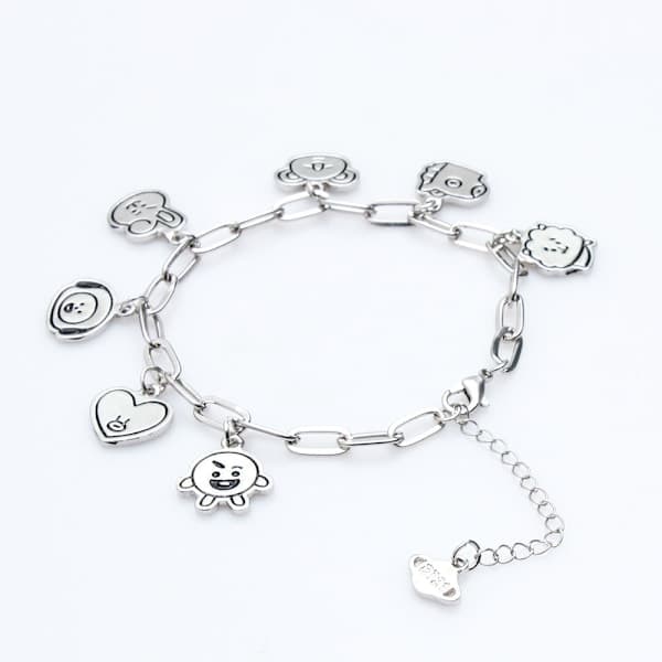 KPOP BTS Armbånd BT21 Koreansk Version Tegneserie Legering A