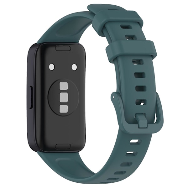 Silicone Urrem til Huawei Band 8 - Vandafvisende Sport Urrem Green, Green Huawei Band 8