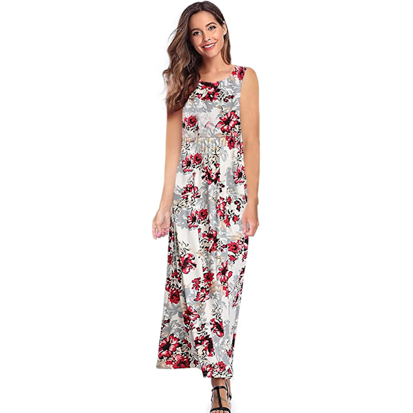 Dam Casual Cocktailklänningar Sommar Sexig Delad Klänning Tie-dye Gradient Enfärgad Klänning S-2xl Style2 L