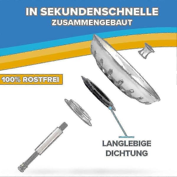 79/82 mm udskiftning til Blanco Justerbar køkkenvask afløbssi Rustfrit stål vaskesi med propfunktion