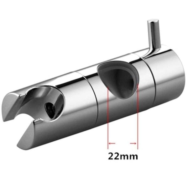 Dusjhodebrakett Dusjholder SØLV 24MM 24MM Sølv 24MM-24MM Silver 24MM-24MM