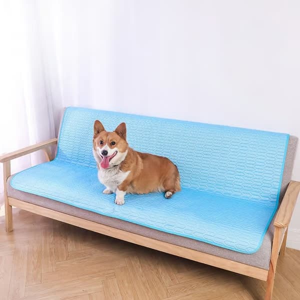 Selvkølende måtte til hund og kat - Åndbar, blød og maskinvaskbar, let og holdbart design, perfekt til sommer brown M