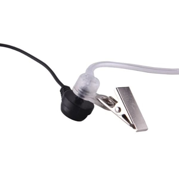 3,5 mm Headset Øretelefon Headset 1 Pin Ham- Amatørradio Sort