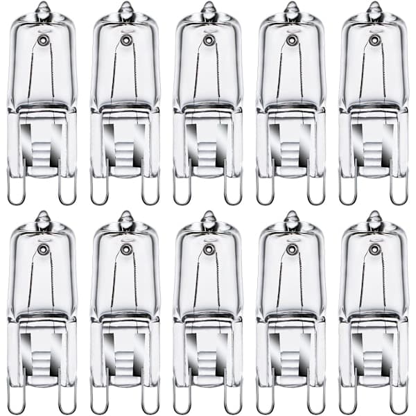 G9 Halogenlampor G9 35W 230V 2800K Varmvit Dimbar 10-pack
