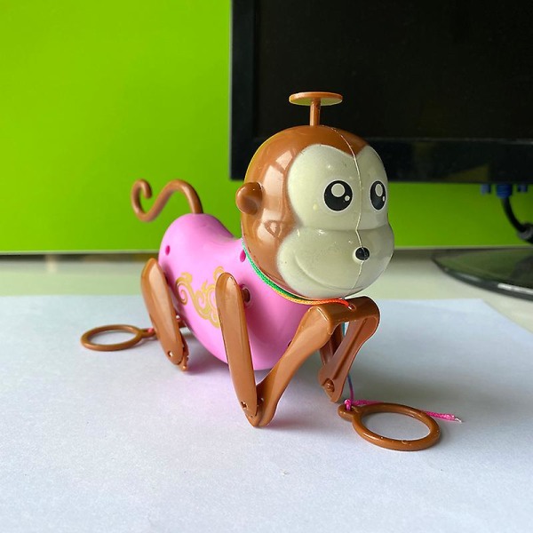 Interessant klatretau Little Monkey Leke Barn Foreldre-barn Interaktive Leker Søt Monkey Kreativ Snøre Leker Gaver Morsomt A