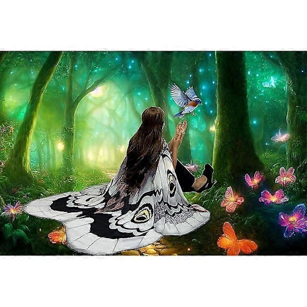 Halloween Perhosensiivet -asu naisille Grey