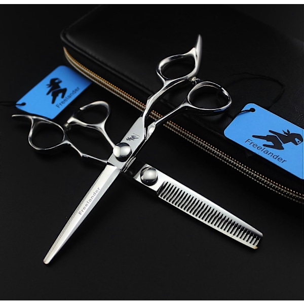 6.0 tum japanska Mizutani frisörsaxar barbersaxar platta saxar luggsaxar tunningssaxar Flat shears