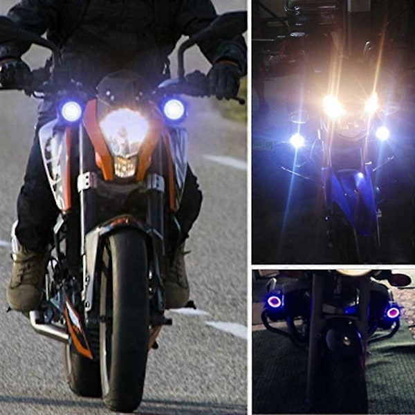 Angel Eye U7 Moottoripyörän LED-valo Transformers Laser Gun Moottoripyörän valo U7-Green Light