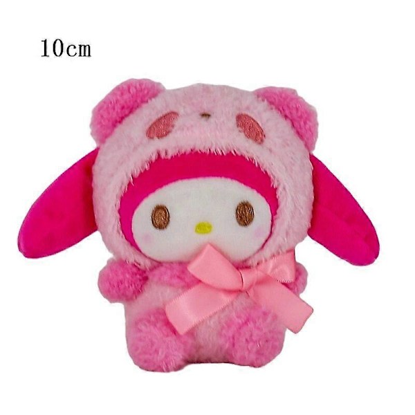 10-15cm Sanrio Plysch Gosedjur Tecknad Anime Figur Kuromi My Melody Cinnamoroll Söta Dockor Baby Födelsedagspresenter Kawaii Dekor My Melody 10cm CHINA