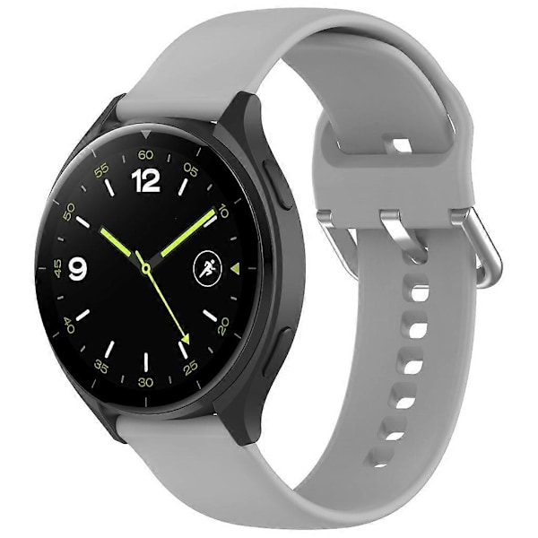 Armbandsband i silikon för V9 PRO, flexibelt och utbytbart Gray