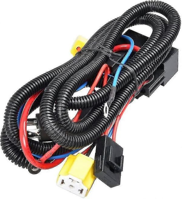 H4 Halogen Ledningsnet Bil Forlygte LED Lys Lysstyrke Booster Ledningsnet Kit