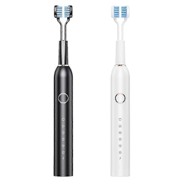 Lemmikkieläinten koirien kissojen delfiinien hylkeiden sähköhammasharja hampaiden puhdistaja Black 2 Brush Heads
