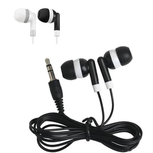 3,5 mm in-ear hovedtelefoner med ledning til smartphone hovedtelefoner Kraftfuld lyd Bas støjisolering Multifunktionel øreprop Black