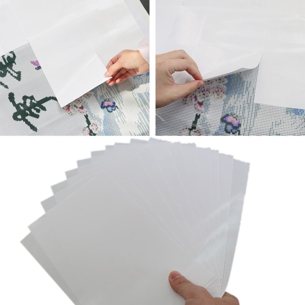 5/10/20/50 st Non-Stick dubbelsidig släppskydd DIY Diamantmålning Tillbehör Byte null - A5