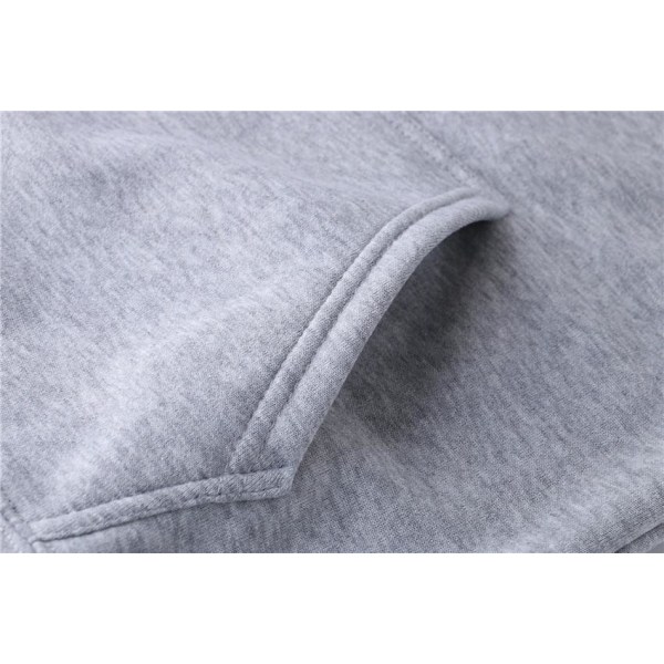 Hættetrøjer Langærmet Hood Sweatshirt Top Bukser Sæt Gray Hoodie 3XL