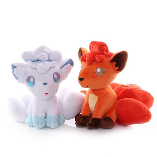 20cm Vulpix Alola Vulpix pehmolelu pehmo pehmeä halaus k Orange