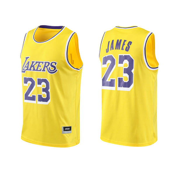 Nba Los Angeles Lakers lebron James No.23 Jersey Set(vuxen storlek)