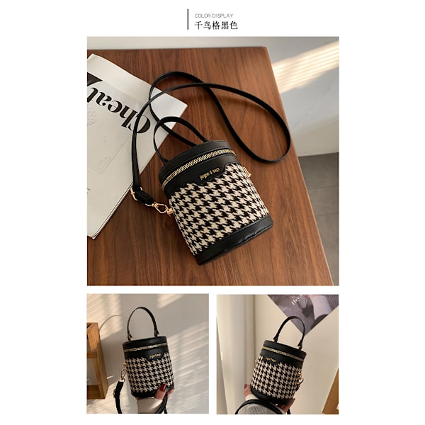 Crossbody matkapuhelinlaukku - PU-nahkainen käsilaukku naisille säädettävällä hihnalla-10013