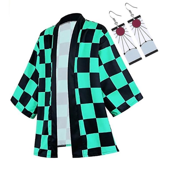 Demon Slayer Kimetsu No Yaiba Haori Kimono Cosplay -asu Agatsuma Zenitsu Kochou Shinobu Summer Co