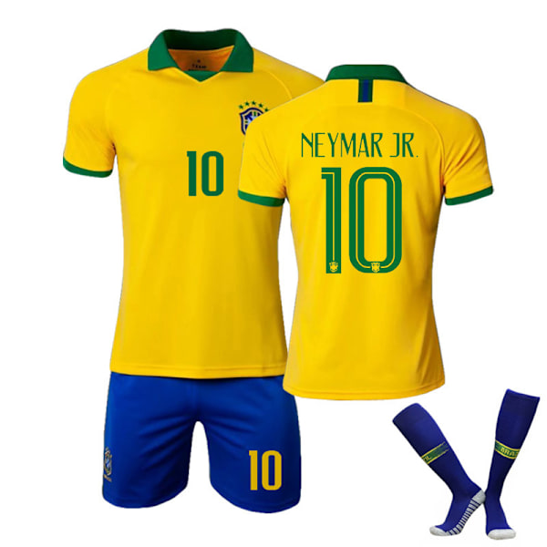 Lapsi/aikuinen 20 America Cupin Brasilia koti-/vierassarja NEYMAR JR-10 m#
