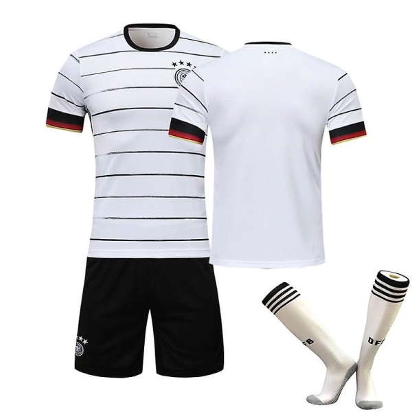 Mordely T-skjorte shorts for trening i tysk fotballskjorte egnet for ny sesong 24 Unnumbered