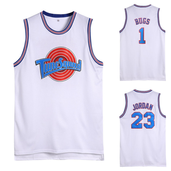 Space Jam Kid Basketball Uniform Jersey Top Sports Vest skjorter 1 M