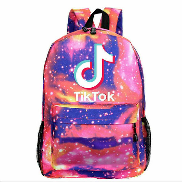 Barn Tik Tok Ryggsekk Galaxy Skulderveske Pattern 8