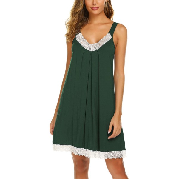 Sexy Nightwear Naisten Chemise Nightpaita Pitsi Yöasut GREEN