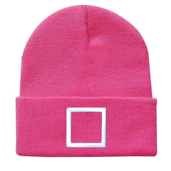 Beanie strikket lue for ungdom, barn, gutter, jenter, Halloween-spillere RED STYLE2